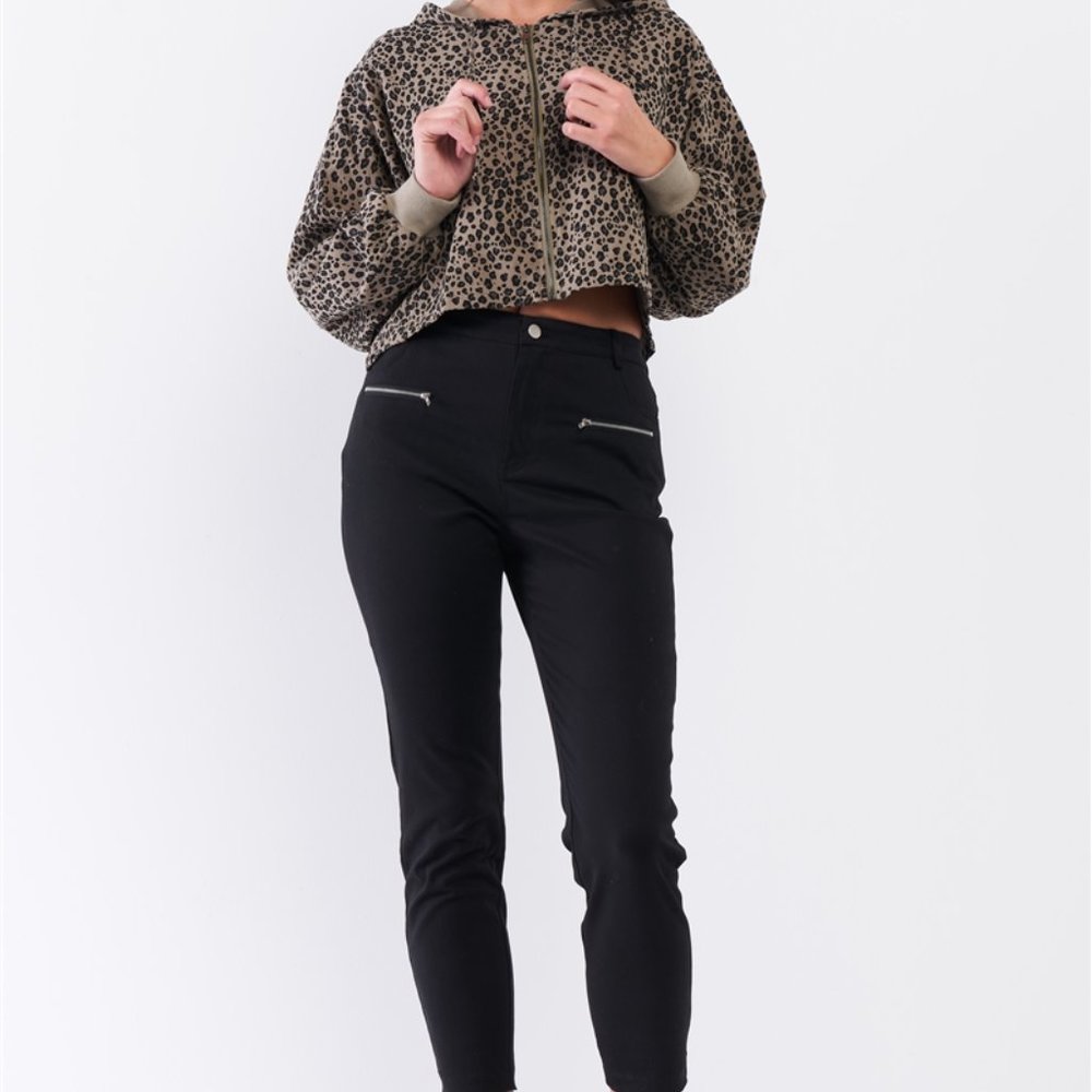 Leopard Print Hoodie